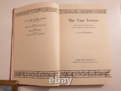 The Two Towers, 1st ed, 5th imp, 1957, J R R Tolkien, Allen & Unwin, orig jacket