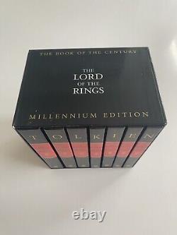 Tolkien Lord of The Rings Millenium Edition Hardcover 7 Book Box Set 1999