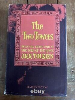 Tolkien Lord of the Rings 1965 2nd Ed. HC Set with Slipcase, Dustjackets, Map VG