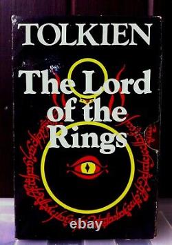 Tolkien The Lord Of The Rings Boxset (1977) 3 Books Collection! Unwin